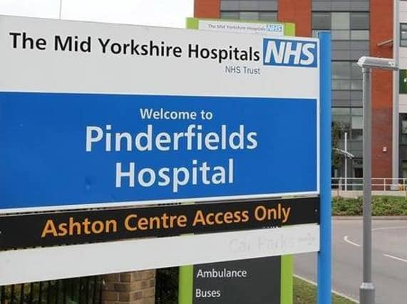Pinderfields Hospital in Wakefield.