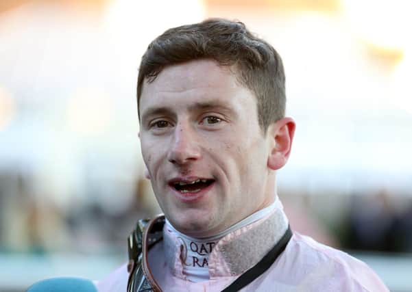 Oisin Murphy is on the brink of a third successive jockeys' championship following a double at Haydock.