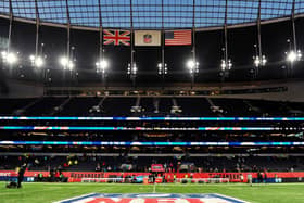 NFL LONDON: The New York Jets face the Atlanta Falcons at the Tottenham Hotspur Stadium on Sunday. Picture: Getty Images.