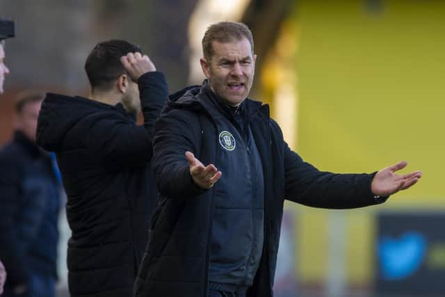 Attacking policy: Harrogate Town manager Simon Weaver. Picture: Tony Johnson