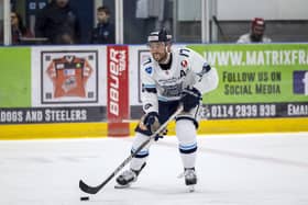 Jason Hewitt is leading the way for Sheffield Steeldogs already this season, racking up points in a similar way to how he did during the 100-plus season he enjoyed with Hull Pirates in 2019-20. Picture courtesy of Peter Best.