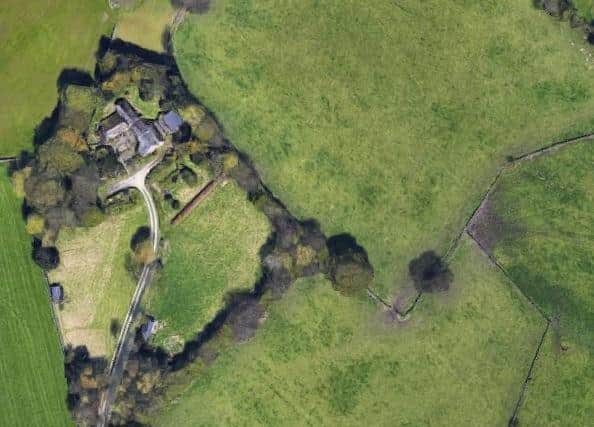 An aerial view of Bennett Cottage