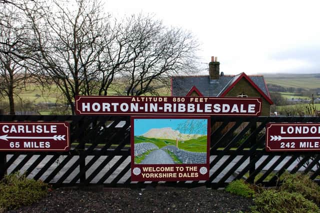 Horton in Ribblesdale Station's main building is disused, though the unstaffed station remains open