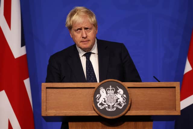 A grieving mother has condemned Boris Johnson's handling of the Covid pandemic.