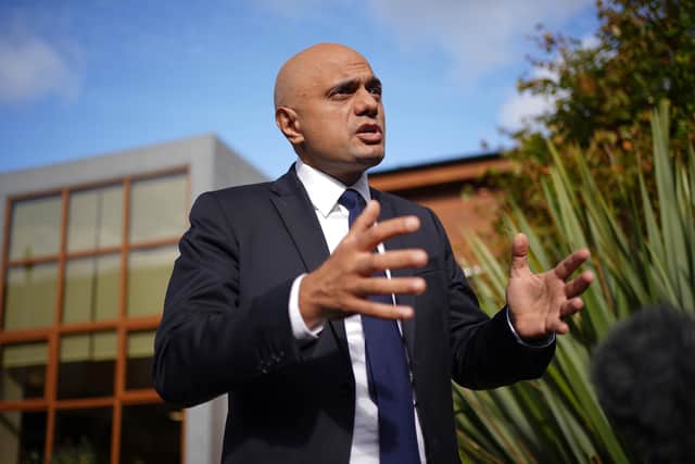 Health Secretary Sajid Javid (right) with Dr Jaideep Israel, principal GP, during a visit to the Vale Medical Centre in Forest Hill, south east London, following the announcement of the blueprint for improving access to GP appointments and supporting GPs and their teams.