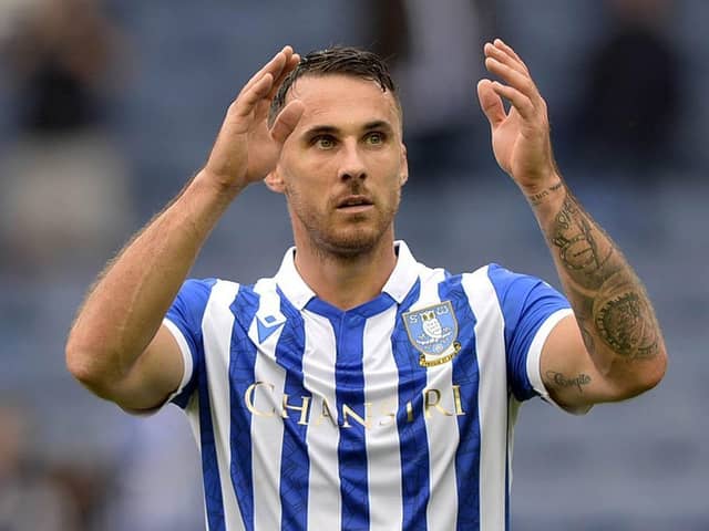 DOUBLE: For Sheffield Wednesday's Lee Gregory as Owls draw at Wimbledon. Picture: Steve Ellis.