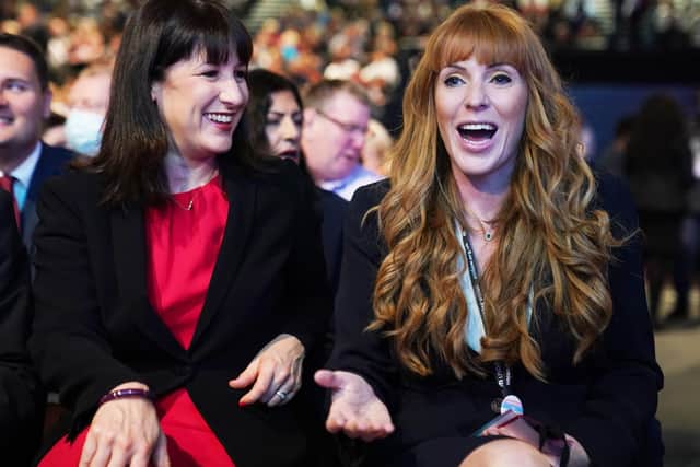 Labour deputy leader Angela Rayner (right) did not retract recent comments that she made against Tory politicians.
