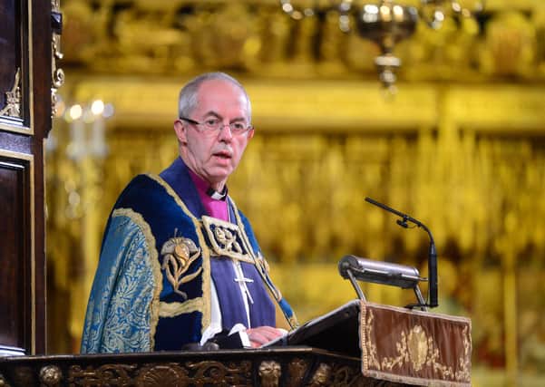 The Most Reverend Justin Welby is the Archbishop of Canterbury.
