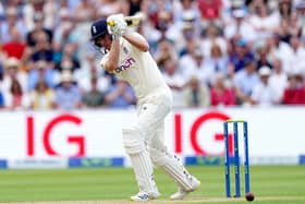 Pockets of success: England batsman and Ashes squad member Dan Lawrence. Picture: Mike Egerton/PA Wire.