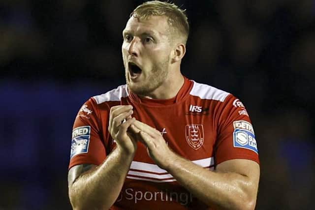 Hull KR half-back Jordan Abdull reckons advice from Leeds Rhinos legend Danny McGuire helped improve his game enough this year to earn his England call-up. Picture: Paul Currie/SWpix.com.