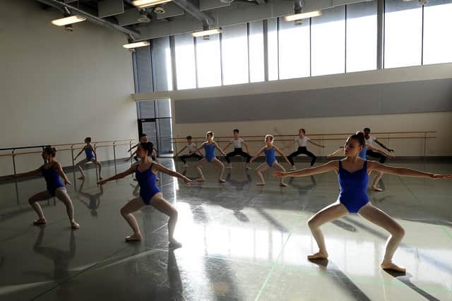 Dancers return to the Northern Ballet studios in Leeds