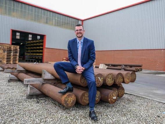 Bennett Beardshaw, managing director of Special Quality Alloys in Sheffield