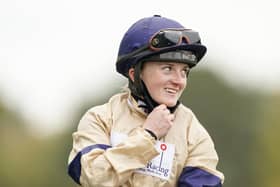 Against The Odds: Hollie Doyle reacts after winning last year's Qipco British Champion Sprint Stakes on Glen Shiel for Hambleton Racing and Archie Watson.