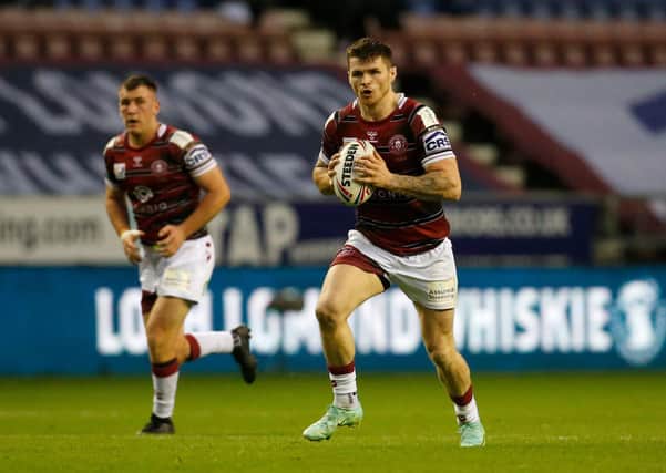 Hopeful: Wigan forward John Bateman, who was born in Bradford, says he would be buzzing to be picked as England captain. Picture by Ed Sykes/SWpix.com