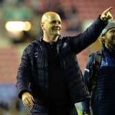 Leeds Rhinos coach Richard Agar, pictured left with assistant Sean Long, is envisaging a less torrid Super League season in 2022. Picture: Jonathan Gawthorpe/JPIMedia.