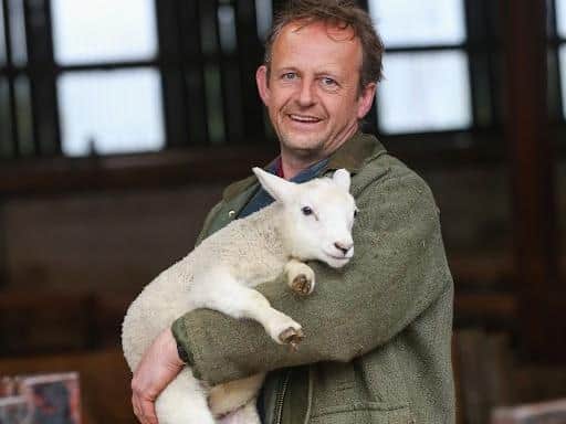 NFU York East County Chairman Will Terry on his farm Stoupe Brow Cottage Farm where he keeps sheep and cattle on the coastline in Ravenscar, North Yorkshire Picture: Ceri Oakes