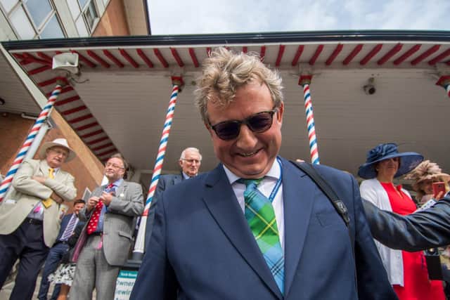 Mark Johnston became Britain's most successful trainer when Poet's Society won at York's Ebor Festival in August 2018. Photo: James Hardisty.