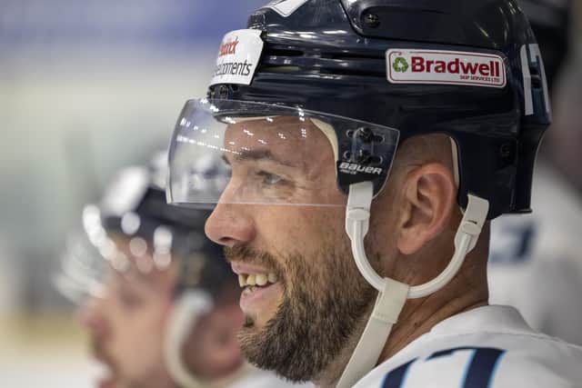 LEADING MAN: Sheffield Steeldogs' Jason Hewitt has 25 points in just nine games this season, including 13 goals. Picture courtesy of Peter Best.