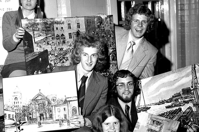 RETRO 1972 - Wigan's Deanery High School award  winning artists