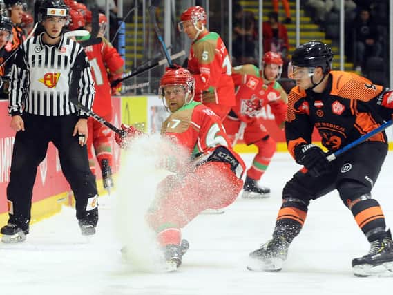 INCOMING: Finnish forward Matias Sointu, seen in CHL action for Cardiff Devils in 2019, has joined Sheffield Steelers. Picture courtesy of Dave Williams/EIHL.