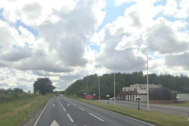The A64 in Flaxton