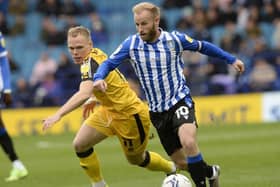 DISAPPOINTMENT: Barry Bannan on the ball in midfield
