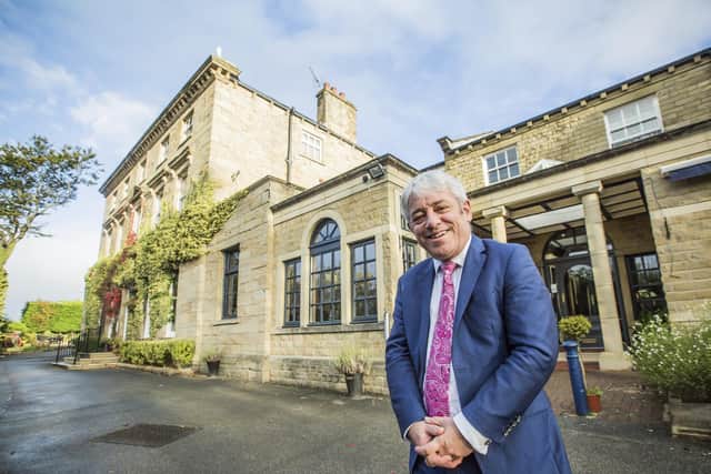 John Bercow talked to The Yorkshire Post after paying a visit to Yorkshire to speak at a fundraising dinner from Kim Leadbeater at the Healds Hall Hotel in Liversedge. Picture: Jim Fitton