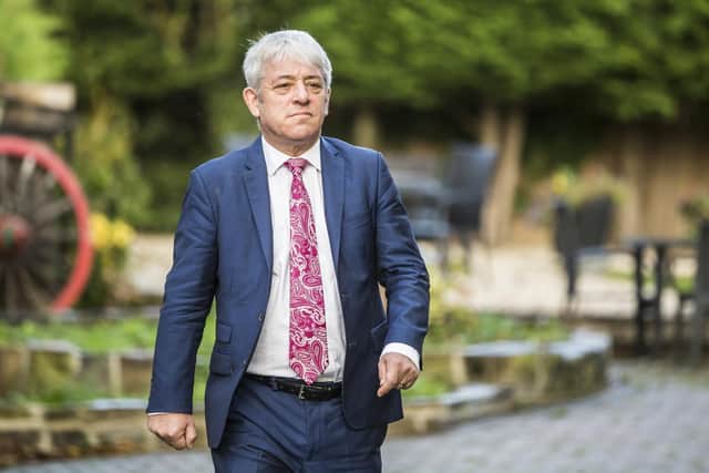 John Bercow says he considers himself to have "left of centre politics" despite being a Conservative party member for almost 30 years. Picture: Jim Fitton