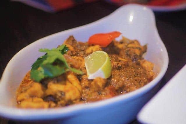 Indian cuisine at Viraaj Restaurant on Chesterfield Road, Woodseats