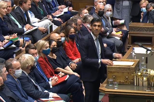 This was Chancellor Rishi Sunak delivering his Budget on Wednesday.