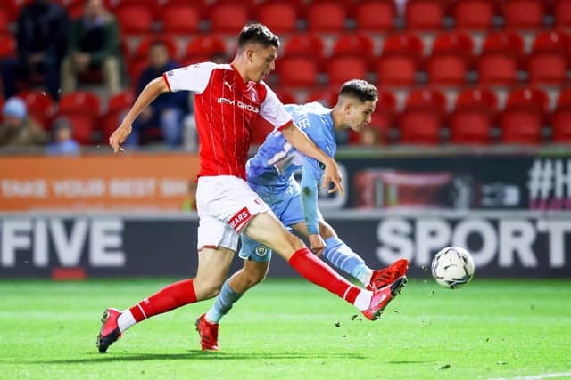 BIG WIN: Rotherham's Jake Hull scored one of the Millers' five goals in their win over Manchester City Under-21s. Picture: Getty Images.