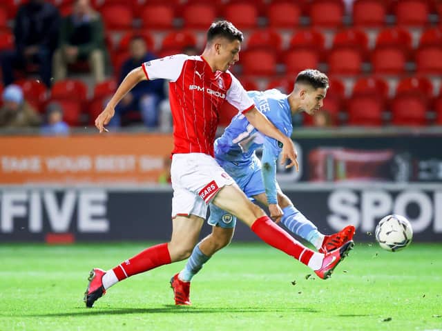 BIG WIN: Rotherham's Jake Hull scored one of the Millers' five goals in their win over Manchester City Under-21s. Picture: Getty Images.