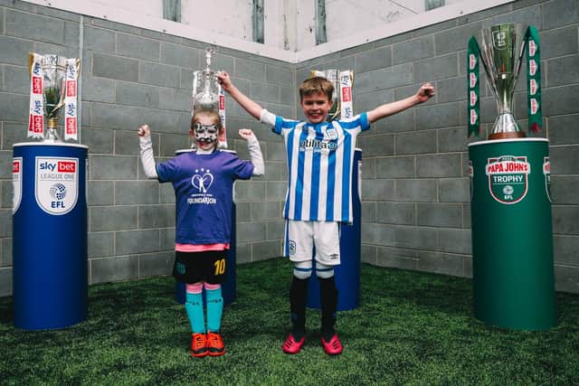 Kids enjoying the Utilita Football Festival hosted by Huddersfield Town Foundation (Picture: Huddersfield Town)