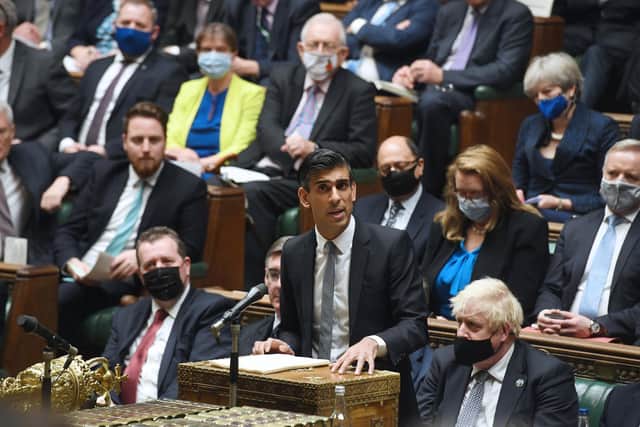 Rishi Sunak delivers his Budget and Spending Review in the House of Commons.