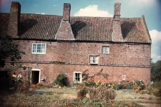 The hall in the 1960s, before it fell into dereliction