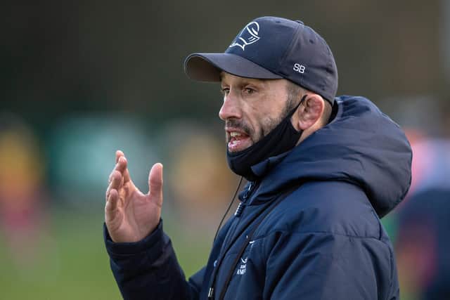 Doncaster Knights head coach, Steve Boden. Picture: Bruce Rollinson