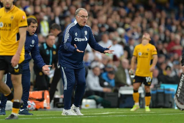 Show of faith: Marcelo Bielsa has given
Leeds United youngsters a chance in the face of a numerous injuries. Picture Bruce Rollinson