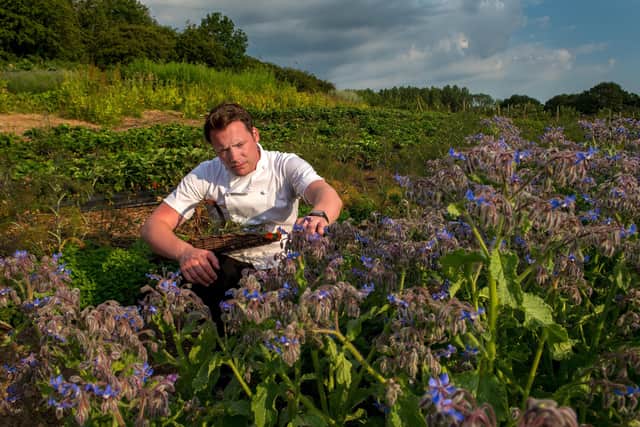 Chef Tommy Banks at the Black Swan,  Oldstead.  Picture Bruce Rollinson