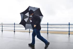 The Yorkshire coast is set to get battered by 60mph winds