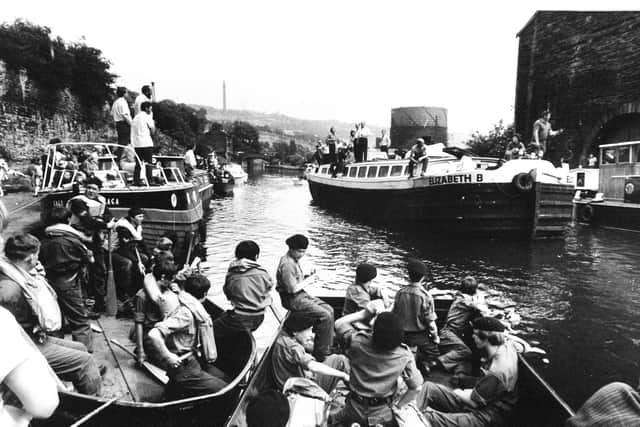 Army Cadets taking part in the 1973 Sowerby Bridge Water Festival. (YPN).