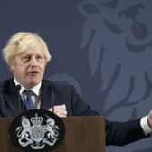 This was Boris Johnson delivering a speech on levelling up - but what does it actually mean and does the Prime Minister know the answer?