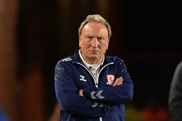 DISAPPOINTED: 
Middlesbrough manager Neil Warnock 
Picture: Jonathan Gawthorpe