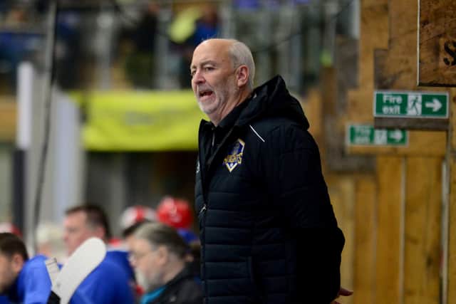 Coach Dave Whistle's Leeds Knights' team has lost three league games in a row. Picture: James Hardisty.
