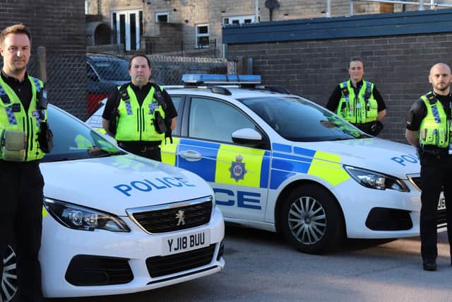 The four West Yorkshire Police officers who were first on the scene of Robert Wilson's murder