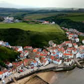Staithes from above. Picture: BBC/Purple Productions.