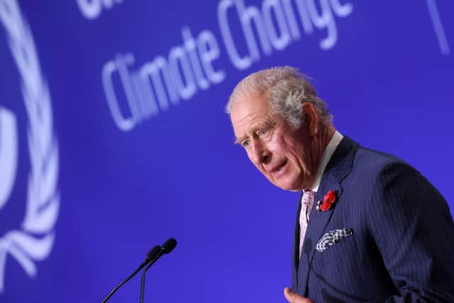 This was Prince Charles addressing the COP26 climate change conference.