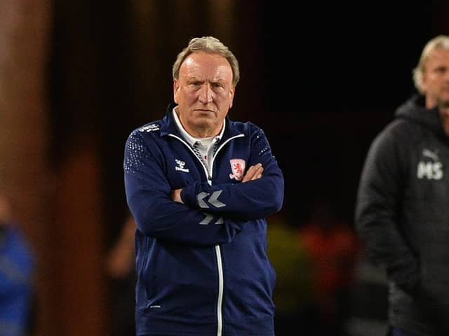 Middlesbrough's manager Neil Warnock. Picture: Jonathan Gawthorpe