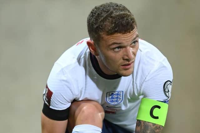 DROPPED: Full-back Kieran Trippier has been left out of England's squad for the games against Albania and San Marino