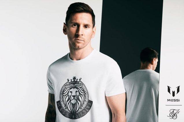 Lionel Messi wearing the new SikSilk collaboration.