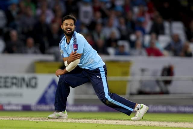AZEEM RAFIQ: In action for Yorkshire. Picture: Getty Images.